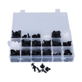 415pcs Car Retainer Clips Auto Plastic Fasteners 18 Kinds Push Pins Body Rivets Assortment Set Box Packed