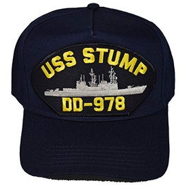EC USS Stump DD-978 Ship HAT - Navy Blue - Veteran Owned Business