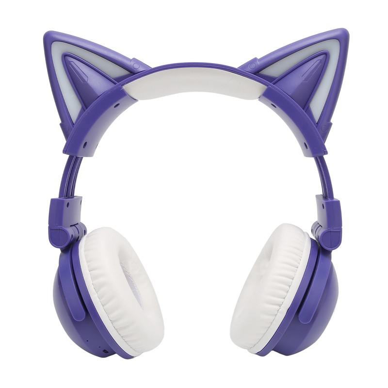 Cat Ear Bluetooth Headset Stereo Cute High Sensitivity Built in