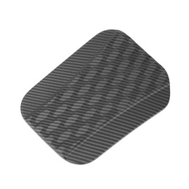 Partuto Fuel Tank Door Cap for Ford Bronco 2024-2025 Fuel Filler Flap Cover Adhesive Type Carbon Fiber Matte Black ABS Fuel Filler Door Gas Cap