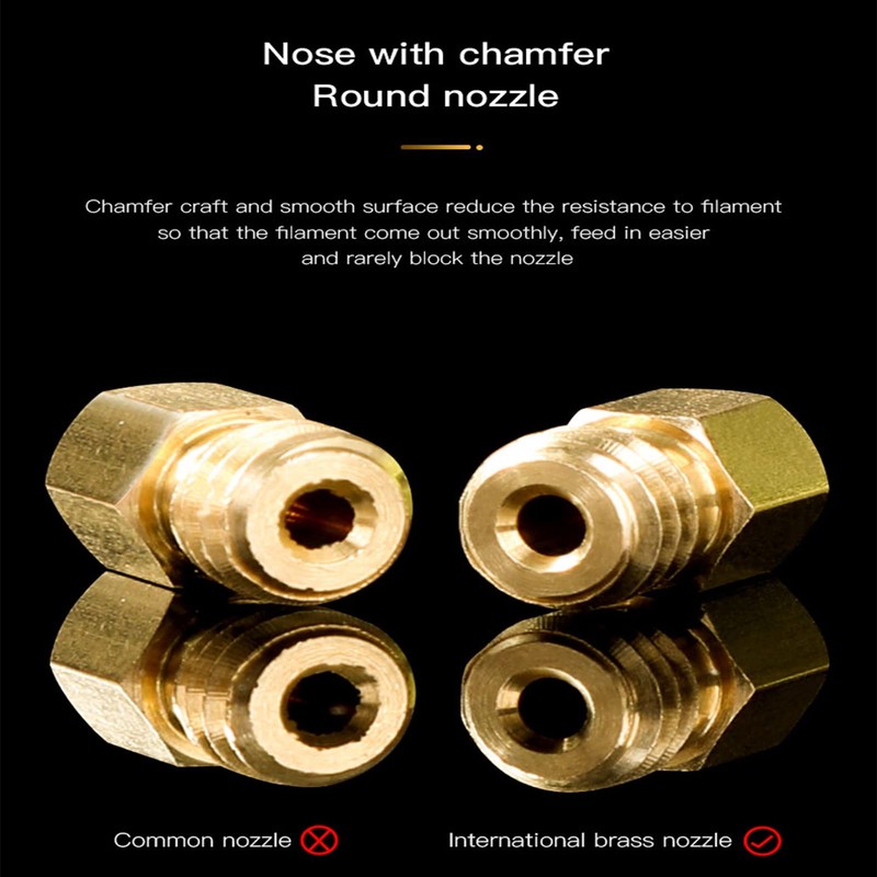 Creality Original 10pcs 0.4mm Nozzle with 5pcs Silicone Sock, for