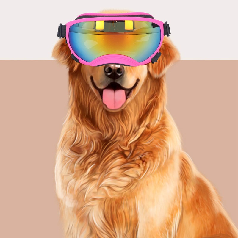 Dog Sunglasses UV Protection PC Windproof Comfortable Ventilate Pet Sunglasses