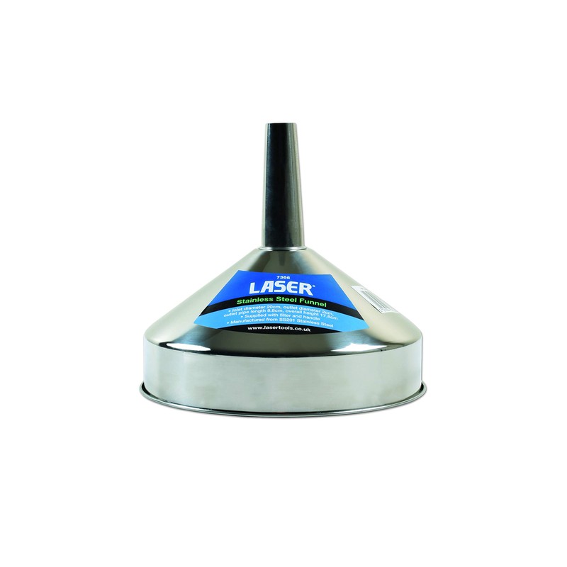 Laser 7366 Stainless Steel Funnel 200mm