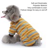 Striped Dog Pajamas Soft Stretchy Warm 4 Legged Puppy Jumpsuit