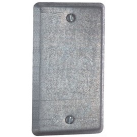 Steel City 58C1 Utility Device Cover, Raised, 4-Inch Length by 2-1/8-Inch Width, Galvanized