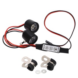 RC Car Headlight 3W Bright Light 8 Dynamic Modes Fit For Model Car Modification With Controllable Light Switch