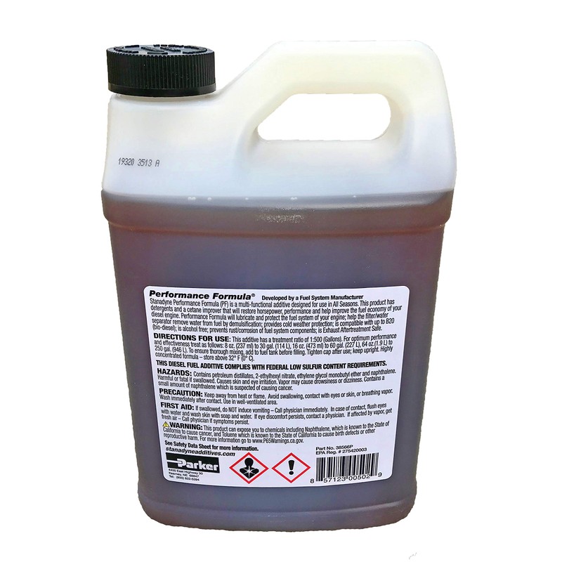Stanadyne Performance Formula Diesel Fuel Additive 2 Pack of 1/2
