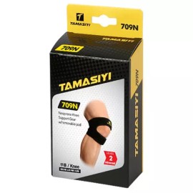 TAMASHII 타마시이 뛰어난 착용감 무릎 보호대 탈부착 패드 스포츠밴드 농구 크로스핏 런닝용품 등산용 스포츠용품 [L] TAMASHII Excellent Fit Knee Support with Detachable Pads Sports Band for Basketball, Crossfit, Running Gear, Hiking Sports Equipment [L]