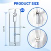 Deoward 2PCS #5 24 Inch Separating Jacket Zippers for Sewing