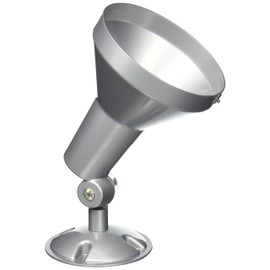 Nuvo Lighting SF77/702 One Light Outdoor Heavy Duty Cast Aluminum Durable Weather Proof Security Flood Light, Gray