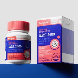 Young Plan Iodine 2400 400mg 60 Tablets (2-Month Supply) / Antioxidant Care Selenium / 영플랜 요오드 2400 400mg 60정(2개월분)  항산화 케어 셀렌