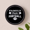 CafePress Family Faith Football Unique Decorative 10" Wall Clock