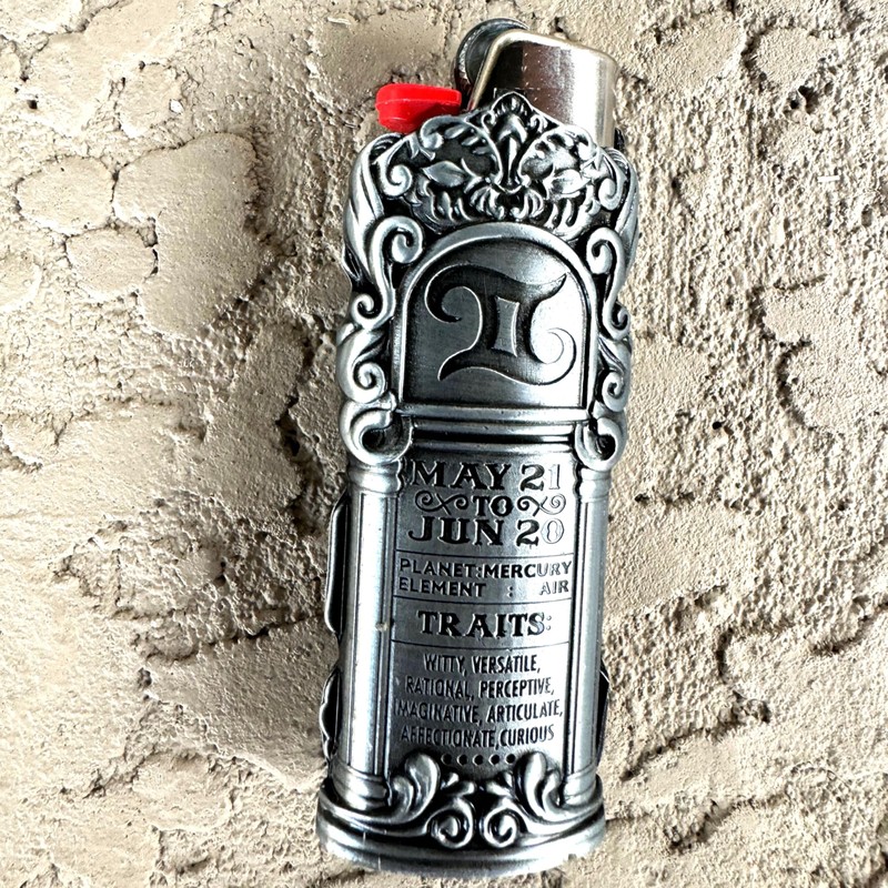 Metal Lighter Case Fits BIC, It Covers Standard Full Size