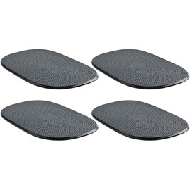 Tapete Antideslizante para Tablero de Automóvil Resistente al Calor, Material PU, 4 Piezas para Teléfono y Llaves en Interiores de Coche