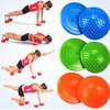 2PCS Hedgehog Balance Pods, Pimples Pilates Ball with Pump, Half