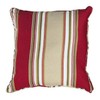 Classic Slipcovers Printed Classic Stripe Canvas Pillow, Red