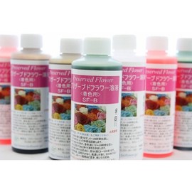 Handmade Preserved Flower Processing Liquid SF-B (Coloring/Dyeing Liquid) Contents: 7.8 fl oz (200 ml) (Red)