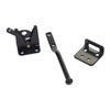 Spring Loaded Gate Latch with Cable and Ring - Powder