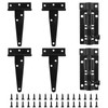 4 Pieces T Hinges, Heavy Duty T Shaped Hinges, T-shaped