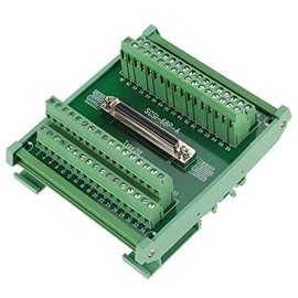 Relay Terminal Blocks Module, SCSI 68-pin D Type Capture Card Adapter Female Connector Breakout Board Terminal Module