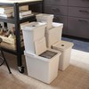 My- Stylo Collection Waste Bin Light Grey 10 Litre