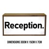 Light Box Reception Sign | Illuminated Light Up LED Office
