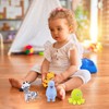 9 PCS Nurse Flashlight Pediatric Nurse Flashlight Keychain Animal Flashlight