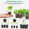 Bonviee 5-Pack Seed Starter Tray Seedling Kits,Plant Starter Kit with