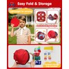 Spider Bean Bag Toss Game, 5-in-1 Cornhole Board Outdoor Toys