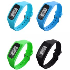 (수량:연핑크)손목시계 겸용 만보계 방수 칼로리 만보기 이동거리 (Pink) Wrist Watch Pedometer Waterproof Calorie Counter Distance Tracker