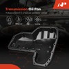 A-Premium Transmission Oil Pan with Drain Plug Compatible with Nissan