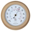 Outdoor Thermometer - Ø22CM - Metal - Brown "Lily"