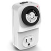 Fosmon 24 Hour Outlet Timer for Electrical Outlets, Indoor Mechanical