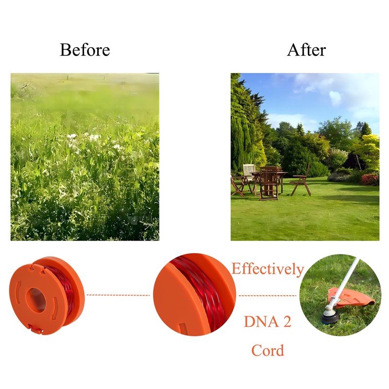 Strimmer Spool Compatible with Qualcast Worx Grass Trimmers Replace CGT183A,