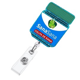 Sana Sana Colita De Rana Badge Reel, Retractable RN Nurse Badge Reel, Pediatric Badge Reel, Cute Frog Nursing Student ID Badge Clip, CNA LPN MA Medical Worker Nurse Accessories for Work