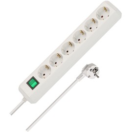 Brennenstuhl Eco-Line Power Strip, white, 1159520400