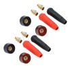 Welding Cable Panel Connector High Security Stable Power Supply 12Pcs