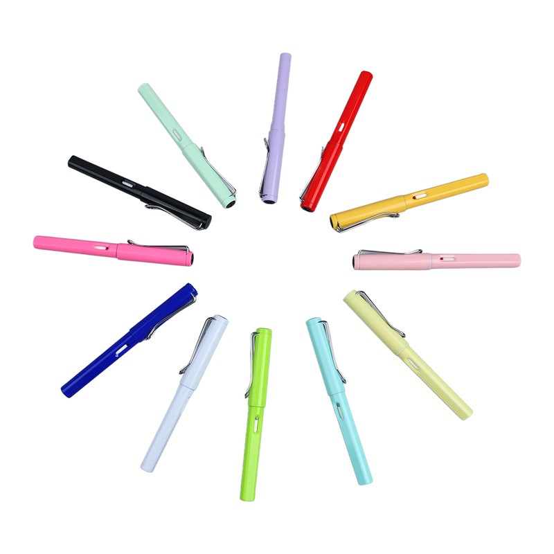 12pcs Inkless Pencil Fluency Writing Wide Pen Clip Reusable Everlasting