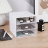 Zyners Desk Organizer with Drawer, Office Organizer with 4 Drawers,
