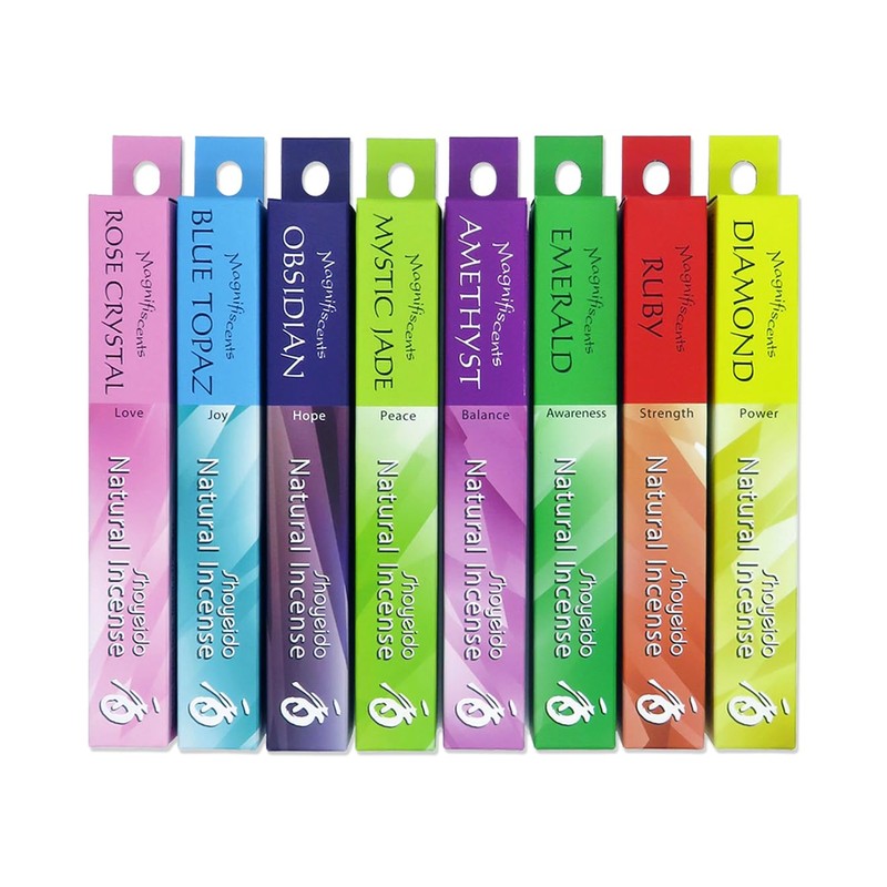 SHOYEIDO Jewels Incense Set of 8 Bundle Assortment - All