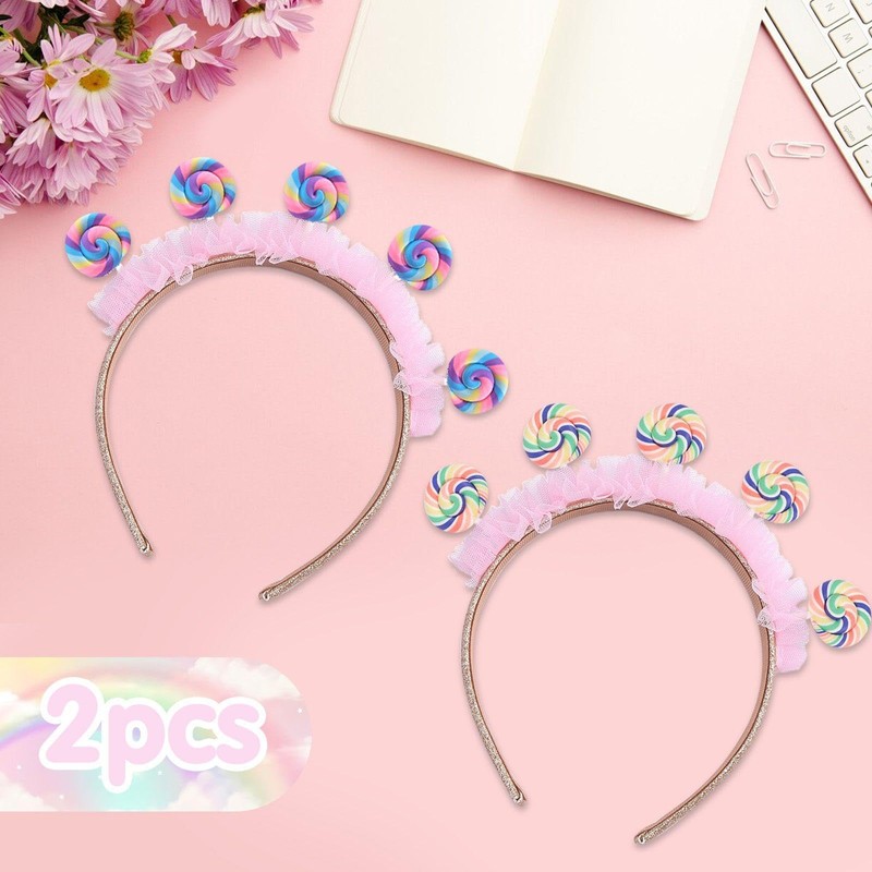 Lollipop Headbands, Creative Design Headbands, Funny Hair Accessories, Party Hair