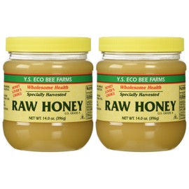 YS Organic Bee Farms Honey (Raw) 14 oz. Pack of 2