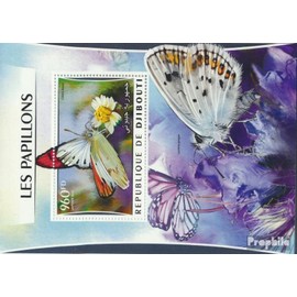 Djibouti miniature sheet 210 (complete. issue.) unmounted mint/never hinged ** MNH 2016 Butterflies (Stamps for collectors) Butterflies