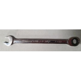 Snap-on Tools NOS 15mm Metric 0° Non-Reversing Ratcheting Combo Wrench SOXRM15