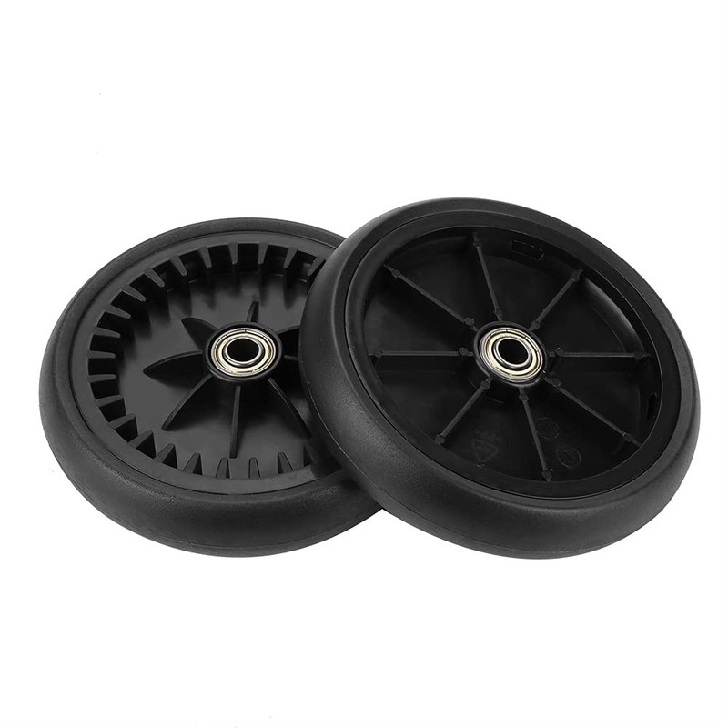 Pushchair Replacement Wheels,Front/Rear Wheels for Stroller, 360 Degree Rotation, Durable
