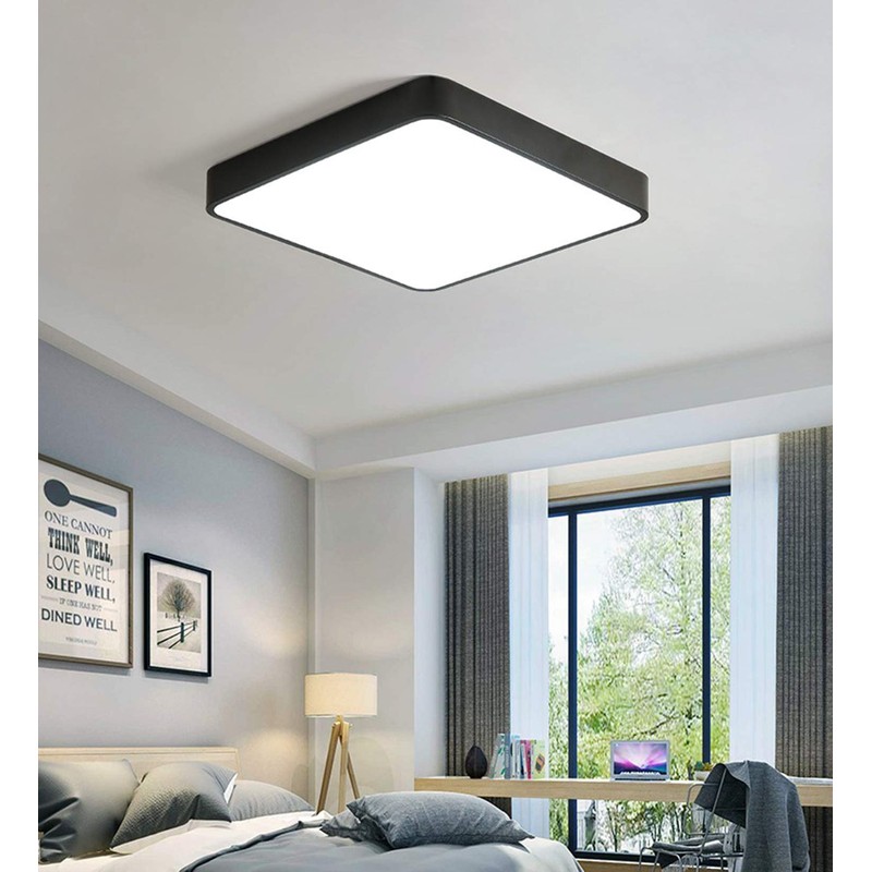 Ganeed 36W LED Ceiling Light,15.7 inch Square led Ceiling Light,Cool