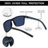 ZENOTTIC Polarised Sunglasses for Men Lightweight TR90 Frame UV400 Protection