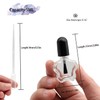 Agidea 6 botellas vacías de esmalte de uñas de 5