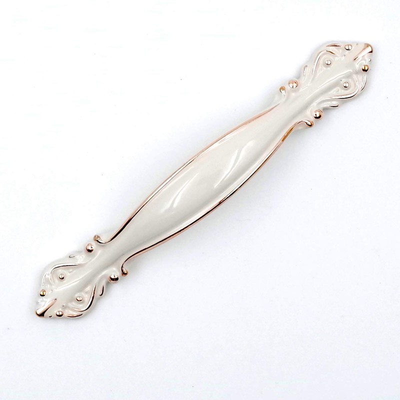 JETLAND Cabinet Hardware Handle Pull - 10-Pack, Ivory White with