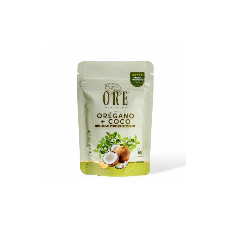 ORE Capsulas de Aceite de Oregano con Aceite de Coco
